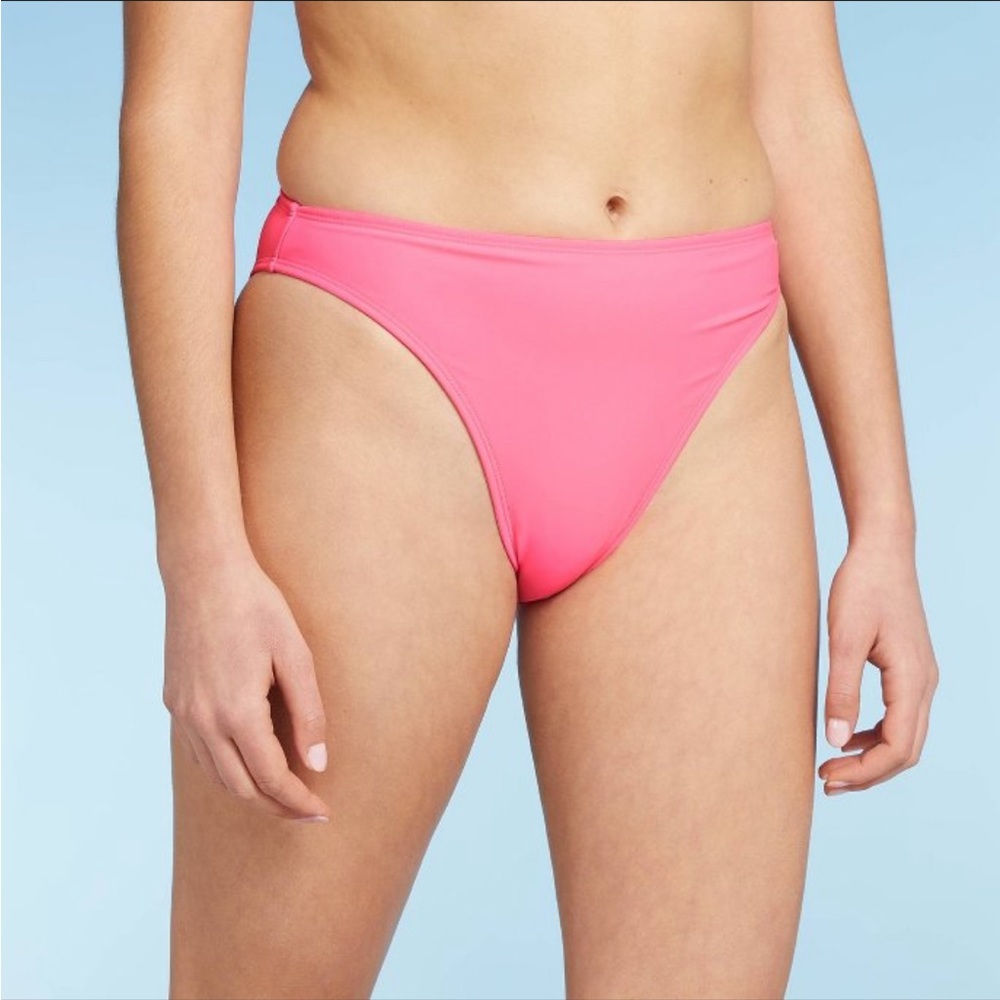 Juniors’ Cheeky Mid Rise Bikini Bottom